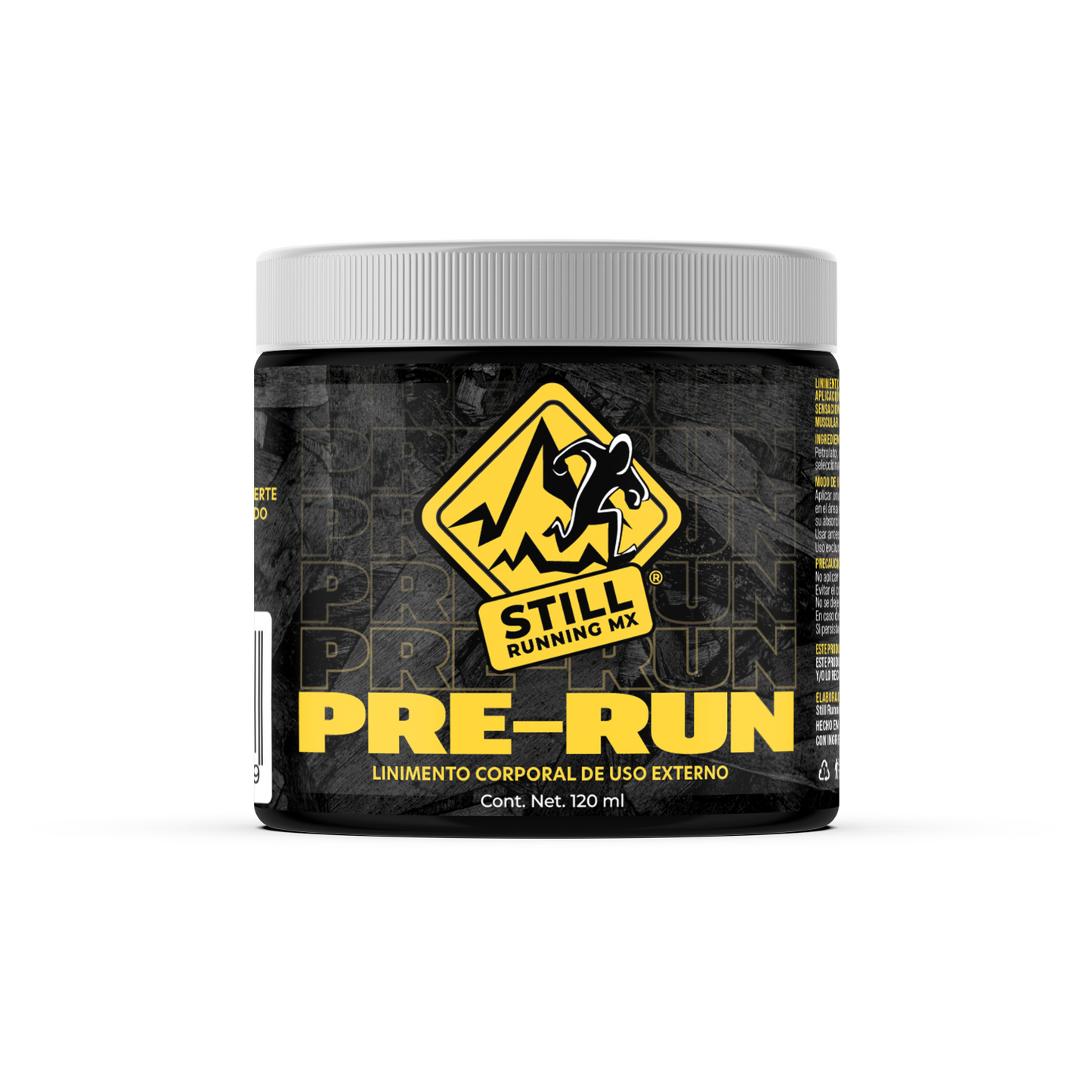 Still Running MX Linimento Deportivo Pre-Run Activación Muscular Antes de Entrenar 120g