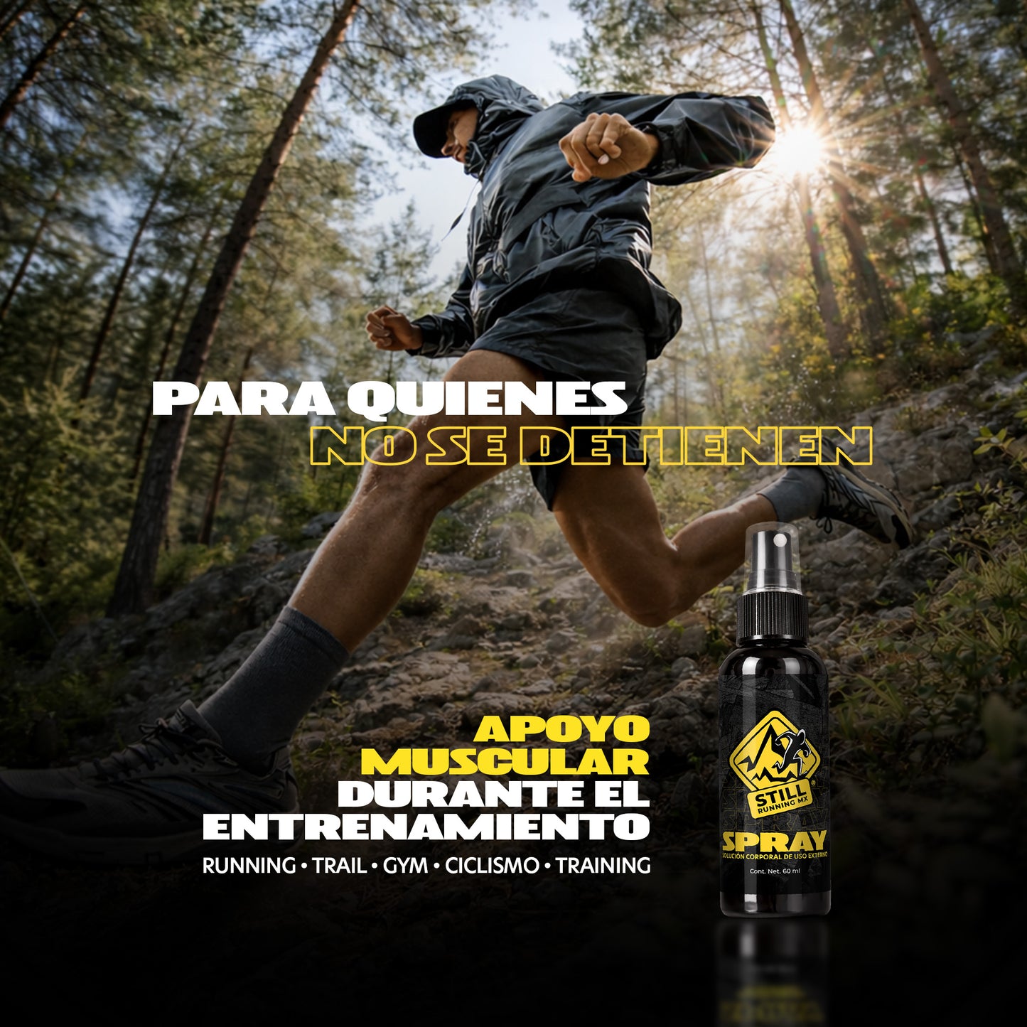 Spray Corporal de uso externo Still Running MX 60 ml