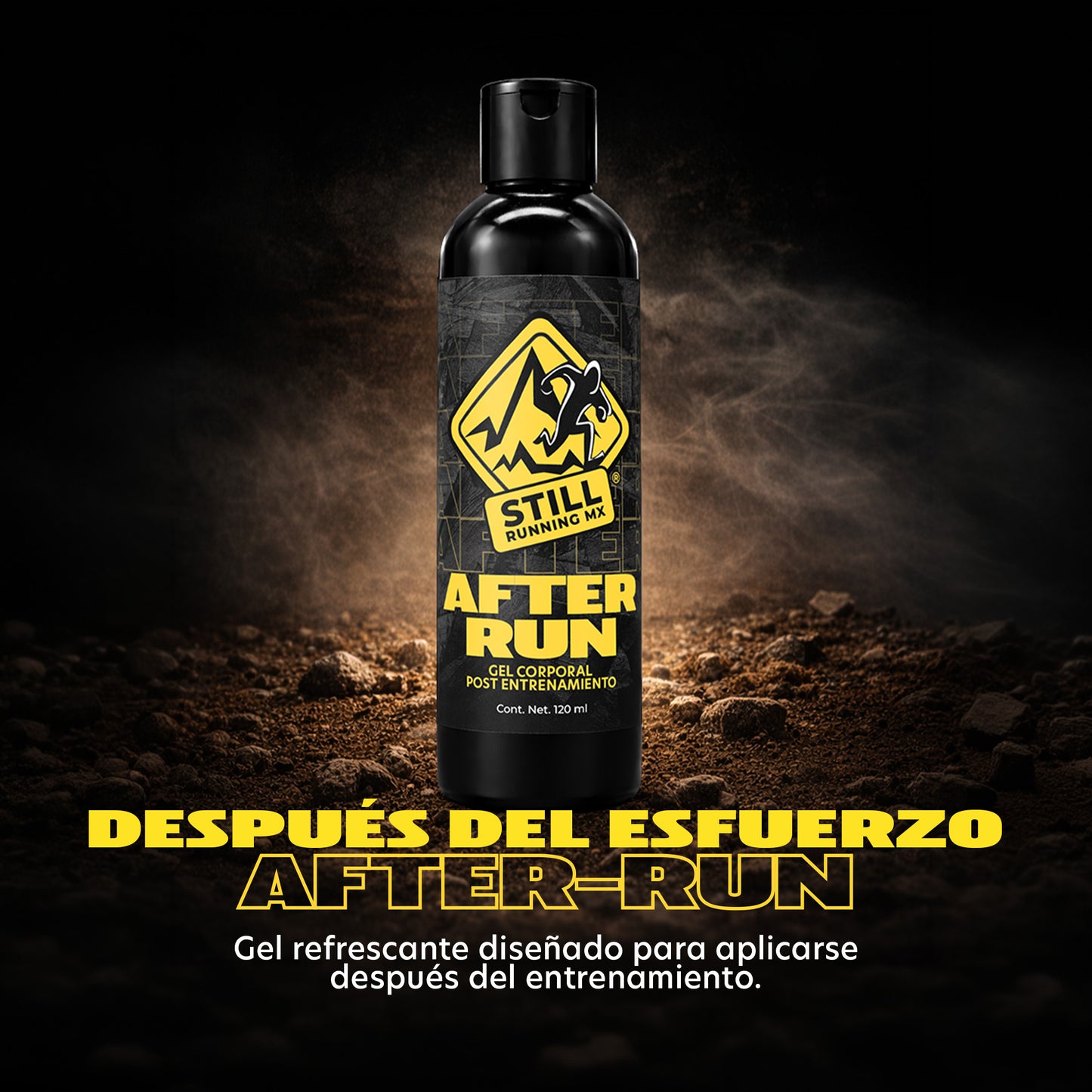 After Run Still Running MX | Gel Corporal Refrescante de Recuperación Muscular 120 ml
