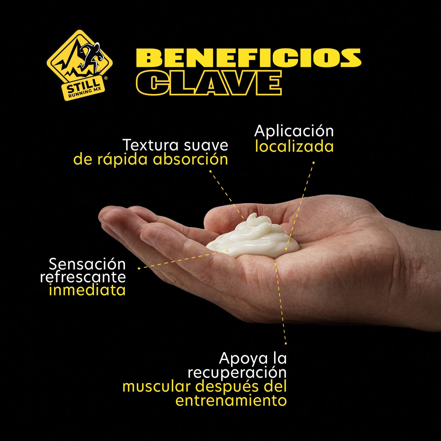 After Run Still Running MX | Gel Corporal Refrescante de Recuperación Muscular 120 ml