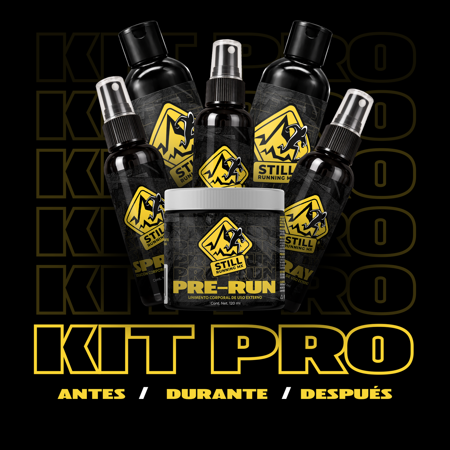 KIT PRO | Stillrunning | Antes + Durante + Después