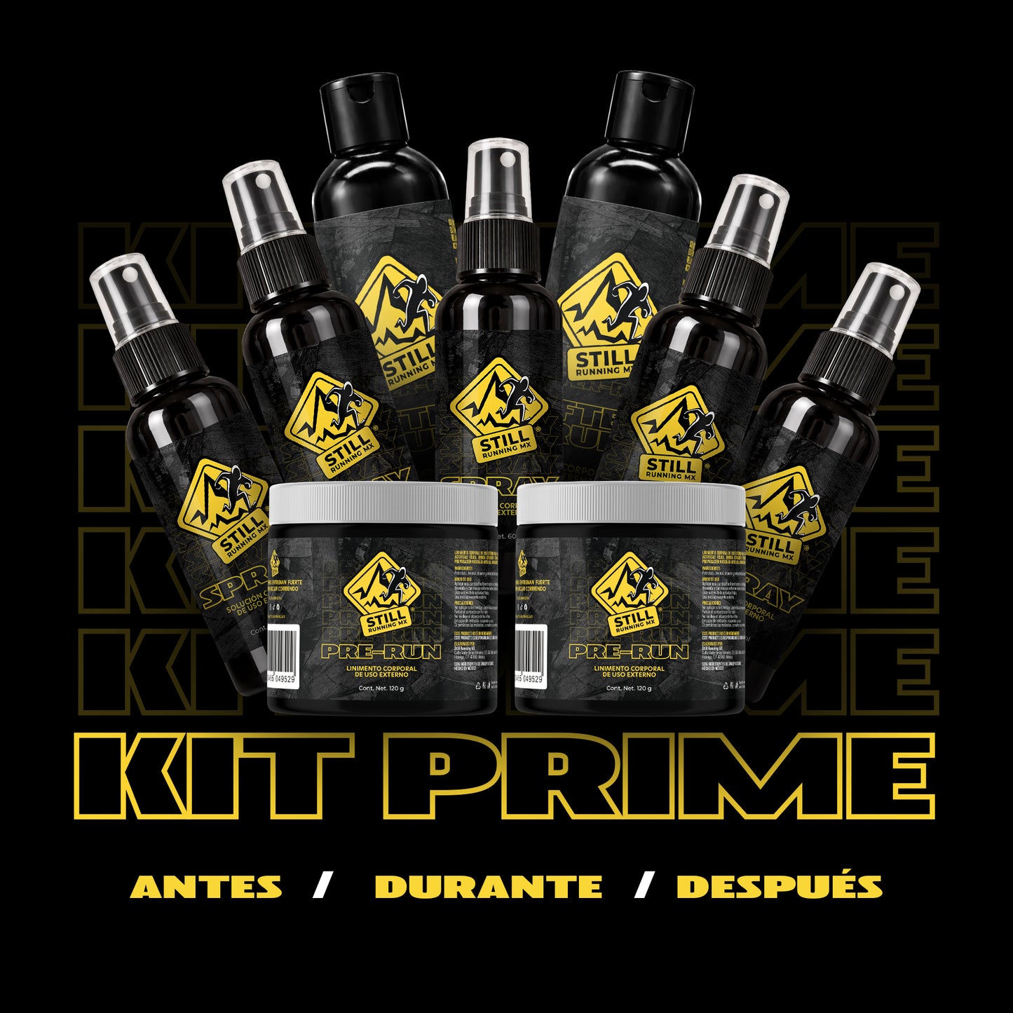 KIT PRIME | Stillrunning | Antes + Durante + Después